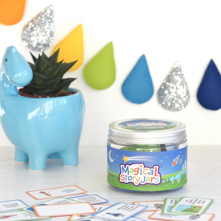 Adventure themed Magical Story Jar and story cards